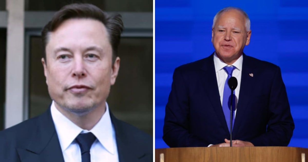Elon Musk had reignited controversy by accusing Minnesota Governor Tim Walz of concealing what he described as widespread fraud across the state’s taxpayer-funded programs (Getty Images)