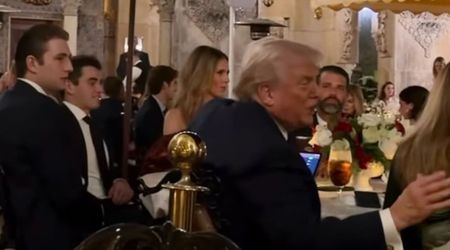 New pics show Barron Trump at Mar-a-Lago Christmas dinner after rumors he skipped event