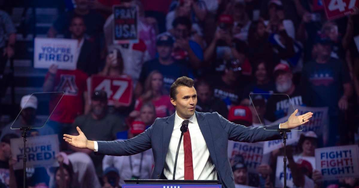 Charlie Kirk’s death led to a surge in searches, making the TPUSA founder the most trending topic in 2025 (Anna Moneymaker/Getty Images)