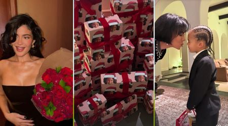 Kylie Jenner shares a Christmas recap with Stormi and Aire on Instagram