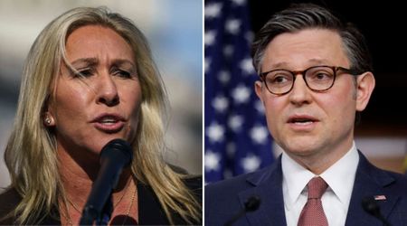 Marjorie Taylor Greene claims Mike Speaker Johnson is controlled by White House, says ‘he is not our leader’