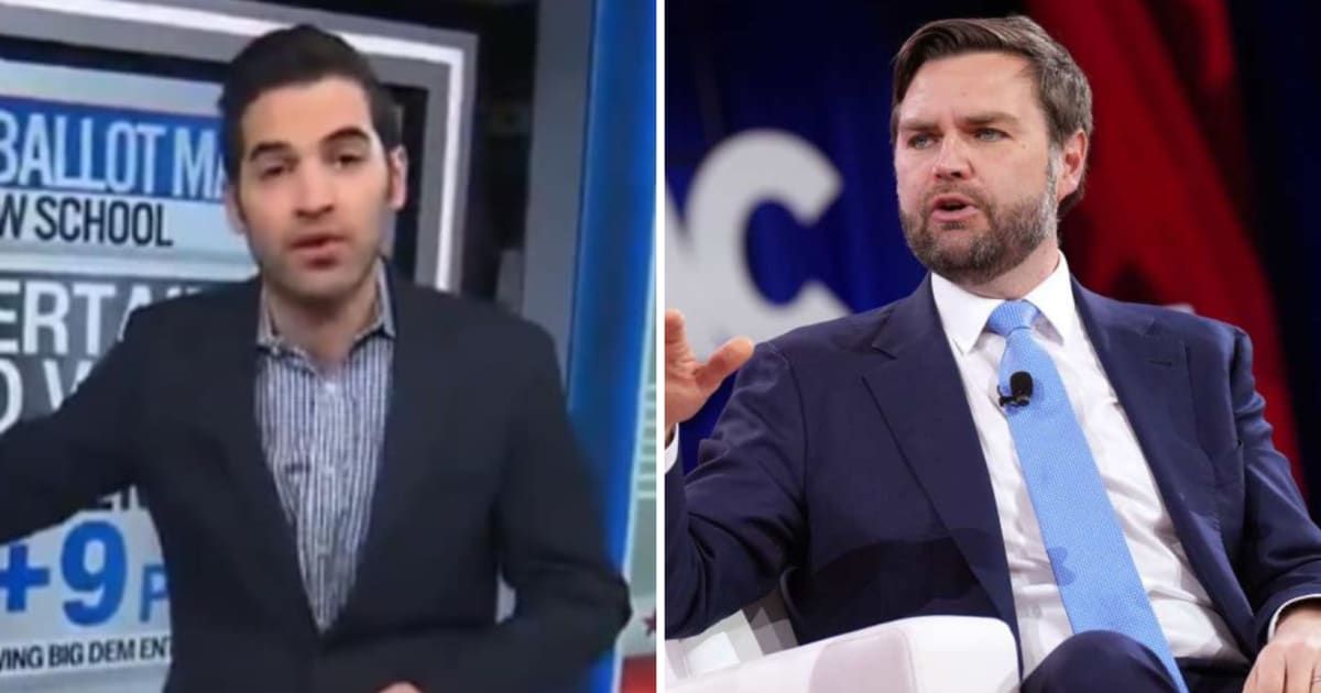 CNN’s chief data analyst, Harry Enten, expressed amazement at Vice President JD Vance’s lead in the 2028 New Hampshire GOP presidential primary, noting he hadn’t seen a comparable lead in past polls (X/Harryenten, Getty Images)