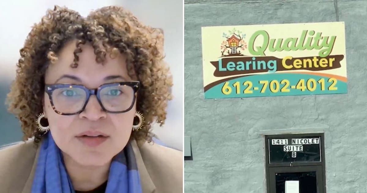 Minnesota officials and the manager of a Minneapolis daycare pushed back against fraud allegations following a viral video (Screengrab, @Nickshirleyy/X)