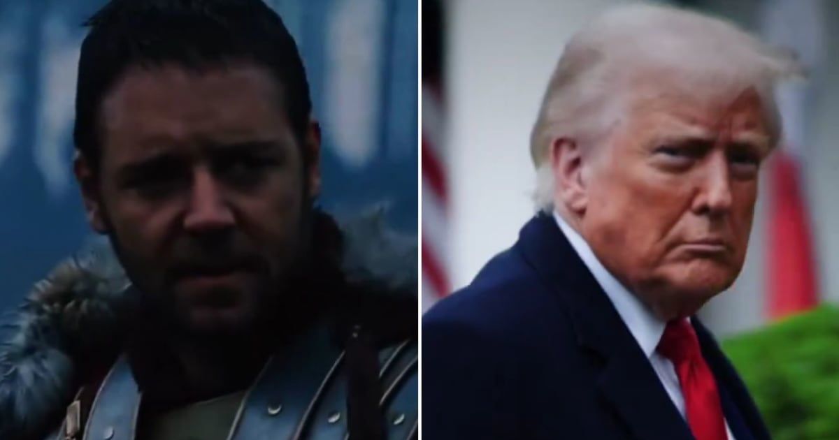 The White House shared a scene from Russell Crowe's 'Gladiator' movie to illustrate how Trump’s administration is gearing up for in 2026 (@WhiteHouse/X)