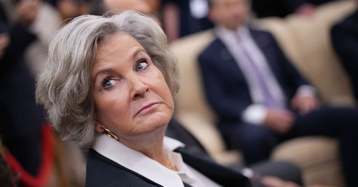 White House Chief of Staff Susie Wiles attends an Oval Office meeting at the White House on September 25, 2025, in Washington, DC (Andrew Harnik/Getty Images)