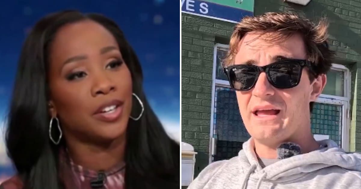 CNN anchor Abby Phillip challenged independent journalist Nick Shirley’s investigation into alleged fraud at Minnesota daycare (Screengrab/CNN, @nickshirleyy/X)