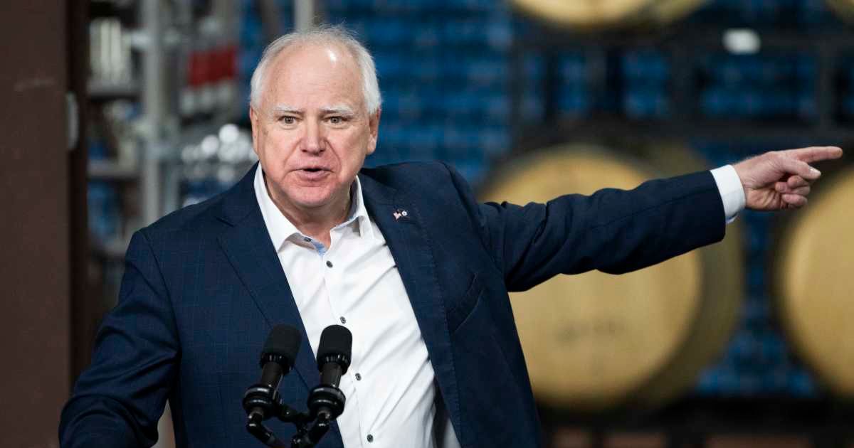 Tim Walz's office rejected the fraud claims in Minnesota after Nick Shirley’s viral video and accused Trump of politicizing the issue as HHS halts funds (Stephen Maturen/Getty Images)