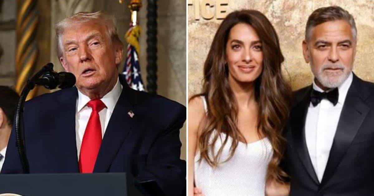 Donald Trump had taken a jibe at George Clooney and Amal Clooney after reports of their French citizenship (Getty Images)