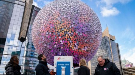 Times Square unveils 12.5-foot ‘Sphere of Stars’ for historic 2026 New Year