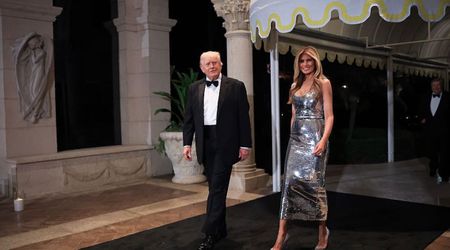 Trump rings in New Year at Mar-a-Lago with call for 'peace on Earth'