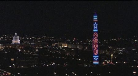 Washington Monument turns into ‘birthday candle’ as US enters 250th anniversary year