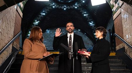  Zohran Mamdani sworn in as NYC mayor at midnight ceremony at abandoned subway station