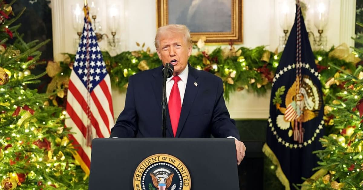 President Donald Trump clarified that his health was 'perfect' and said that he had visited the Walter Reed National Military Medical Center not for an MRI but for a scan (Doug Mills - Pool/Getty Images)