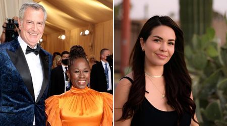 Bill de Blasio brings new girlfriend to Mamdani inauguration - then sits with wife