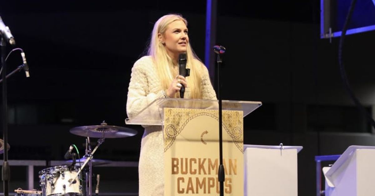 On the eve of Turning Point USA’s 2025 America Fest in Arizona, Erika Kirk revealed the organization’s headquarters would now be called the 'Buckman Campus' (X/@JoshThifault)