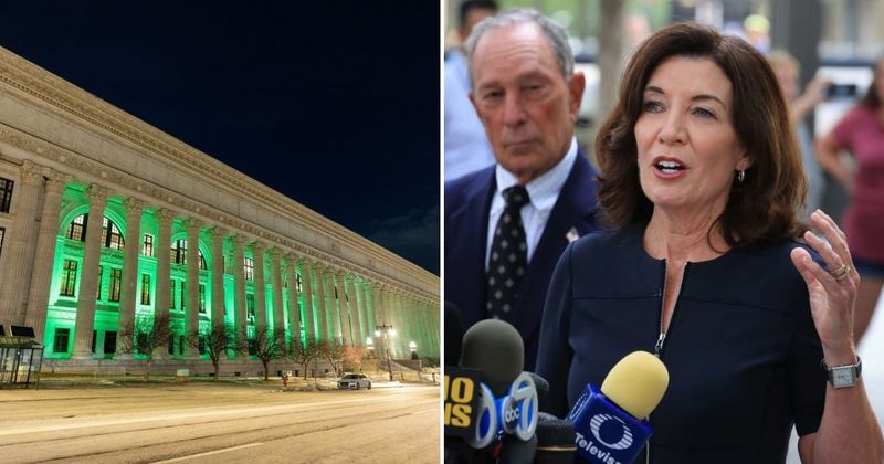 New York landmarks go green under Kathy Hochul’s Muslim heritage proclamation