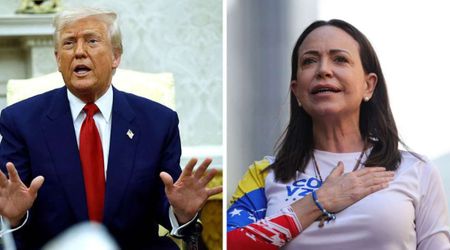 Trump signals US role in Venezuela transition but stops short of backing Maria Corina Machado