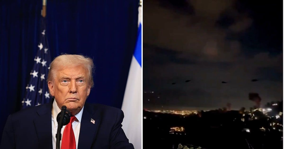 Donald Trump admitted a helicopter was struck during the mission, yet emphasized it remained intact and operational (Getty Images, @realdonaldtrump/TruthSocial)