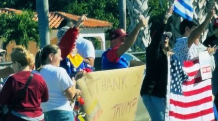 Venezuelan Trump supporters gather near Mar-a-Lago after US operation: 'Have been waiting for this'