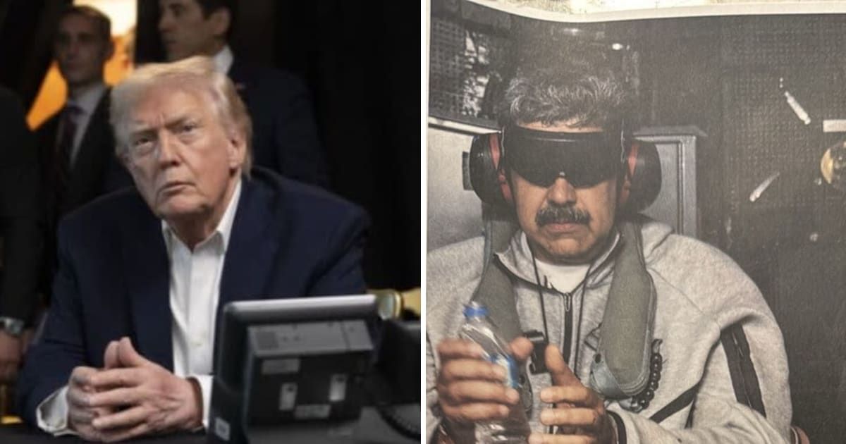 Donald Trump discussed the capture of Venezuelan President Nicolas Maduro on 'Fox & Friends Weekend' (@realDonaldTrump/Truth Social)