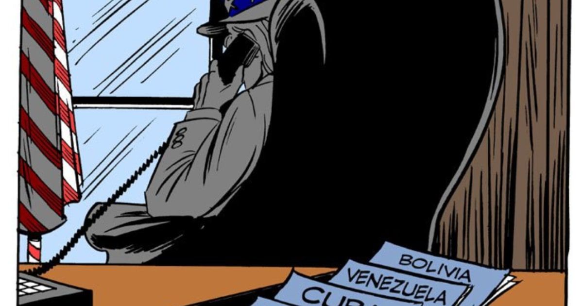 A political cartoon from nearly two decades ago seemingly predicted the US military operation against Venezuela (@LatuffCartoons/X)