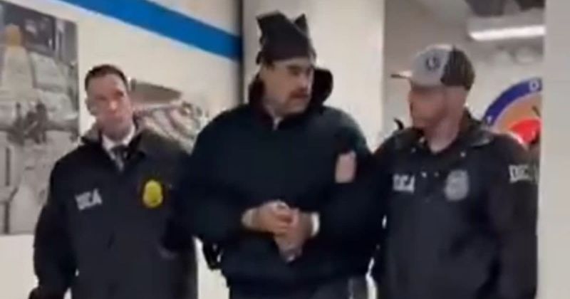 Nicolas Maduro appears solemn in handcuffs as he makes first public comment since his capture