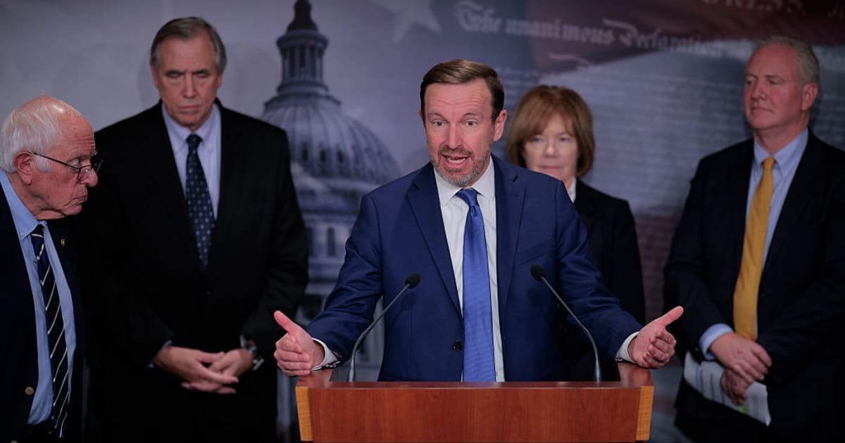 Chris Murphy warned that US interventions often spiral into prolonged conflicts, citing Iraq as a cautionary example (Getty Images) 