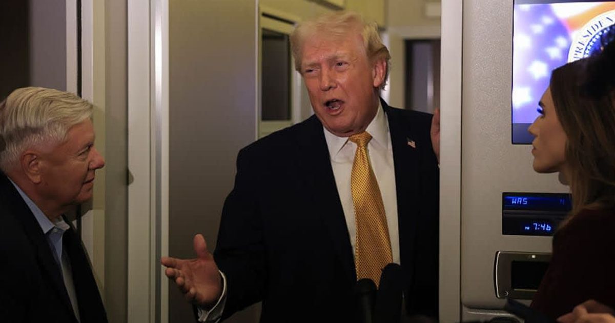 Trump, while speaking to reporters aboard Air Force One,  informed that all US service members injured during the military operation to capture Nicolas Maduro and his wife are now doing good (Joe Raedle/Getty Images)