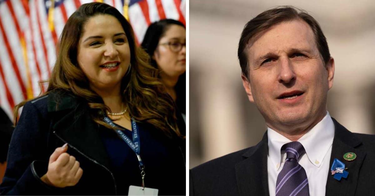 Delia Ramirez denounced Nicolas Maduro's capture as a corporate-driven invasion, accusing the administration of lying to justify war for resource extraction and urging passage of Ilhan Omar's War Powers Resolution (Getty Images)