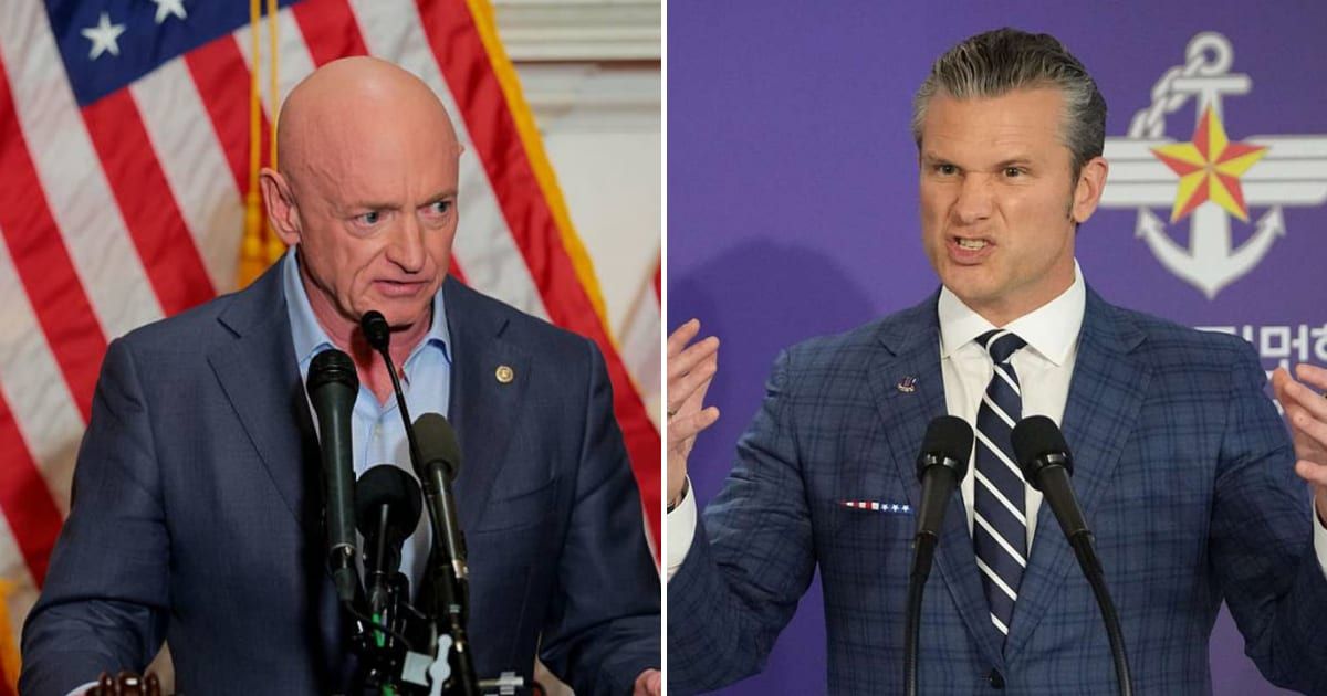 Pete Hegseth issued a formal censure against Sen Mark Kelly, potentially reducing his retired rank and pension while heightening tensions with the Pentagon (Getty Images)
