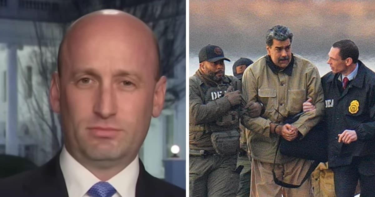 Stephen Miller said the US set demands with Delcy Rodriguez but stressed Donald Trump won’t run Venezuela’s daily affairs (Screengrab/CNN/YouTube, Getty Images)