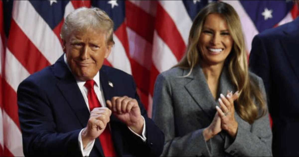 At the House GOP Member Retreat, Donald Trump said Melania Trump strongly opposes his rally dance, calling it unpresidential (Getty Images)