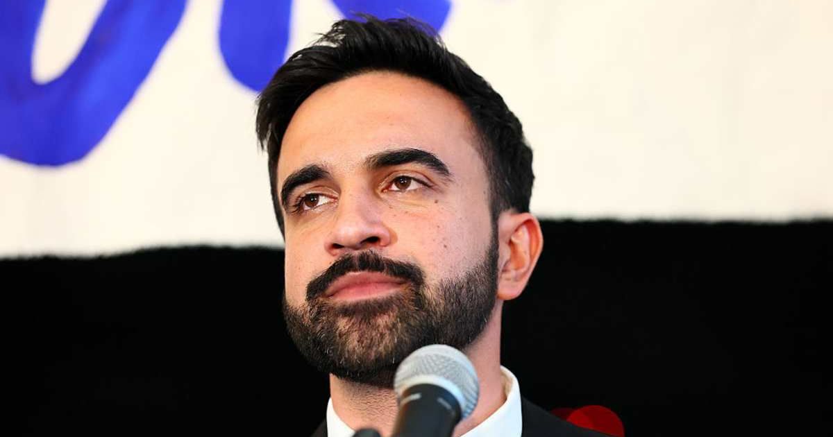 During a press briefing, Zohran Mamdani was asked directly about his security clearance and admitted that he had not received it yet (Getty Images)