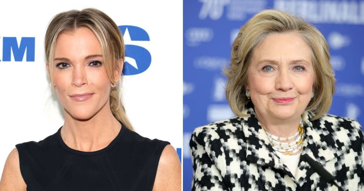 Megyn Kelly called on President Donald Trump to sue former first lady Hillary Clinton over an X post in which she criticized him for his role in the January 6 Capitol attack (Getty Images)
