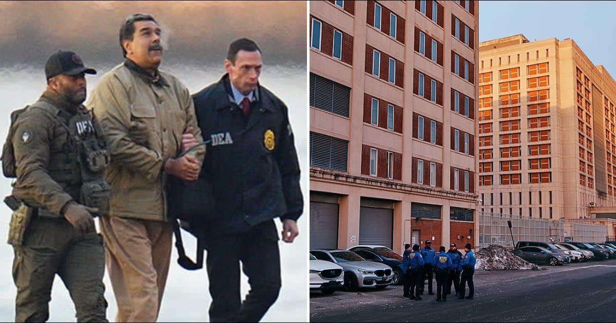 Nicolas Maduro and Cilia Flores are jailed with 1,300 detainees at MDC Brooklyn, which has also held Luigi Mangione and rapper Tekashi 6ix9ine (Getty Images)