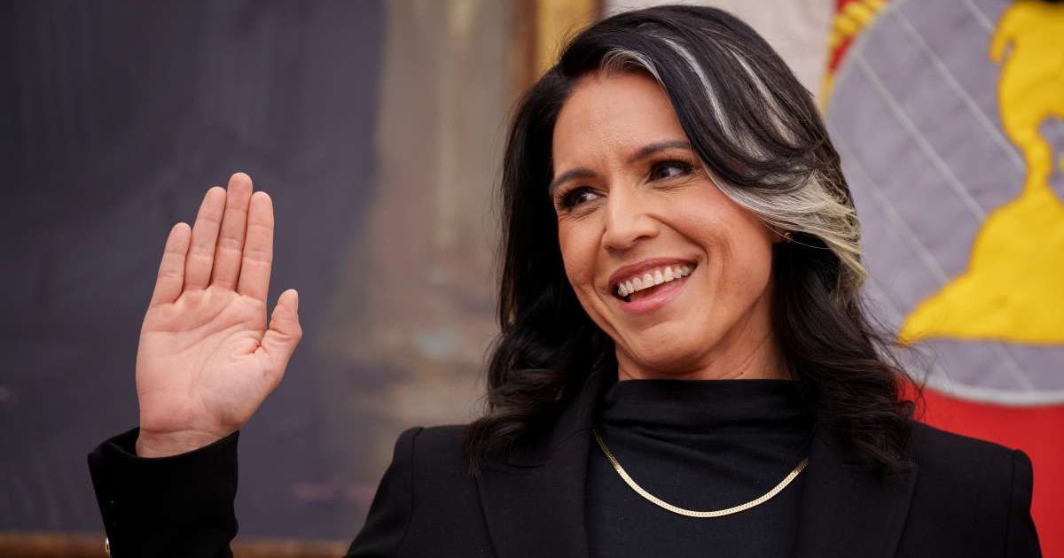 Tulsi Gabbard's positive reaction was notable given that in 2019 she warned US military action in Venezuela would be 'disastrous' (Andrew Harnik/Getty Images)