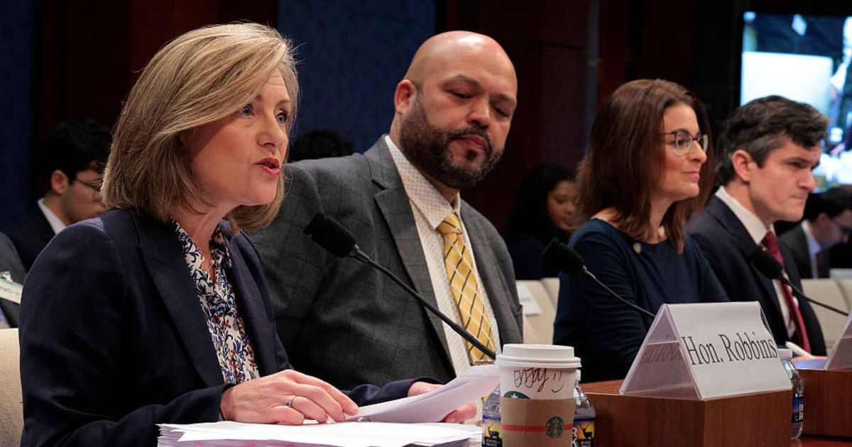 Republican Rep Kristin Robbins said weak controls and leadership lapses allowed fraud to flourish, undermining state prevention efforts (Getty Images)