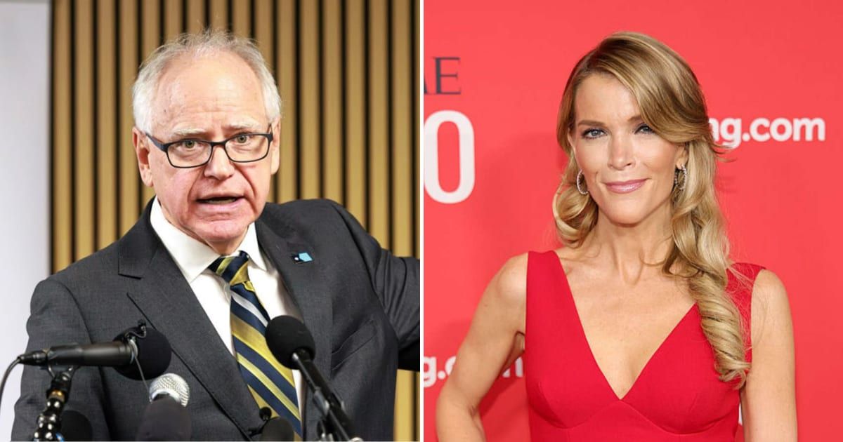 Megyn Kelly accused Tim Walz of acting 'shameful' and 'irresponsible,' criticizing his rejection of a federal report on the Minneapolis ICE shooting (Getty Images)