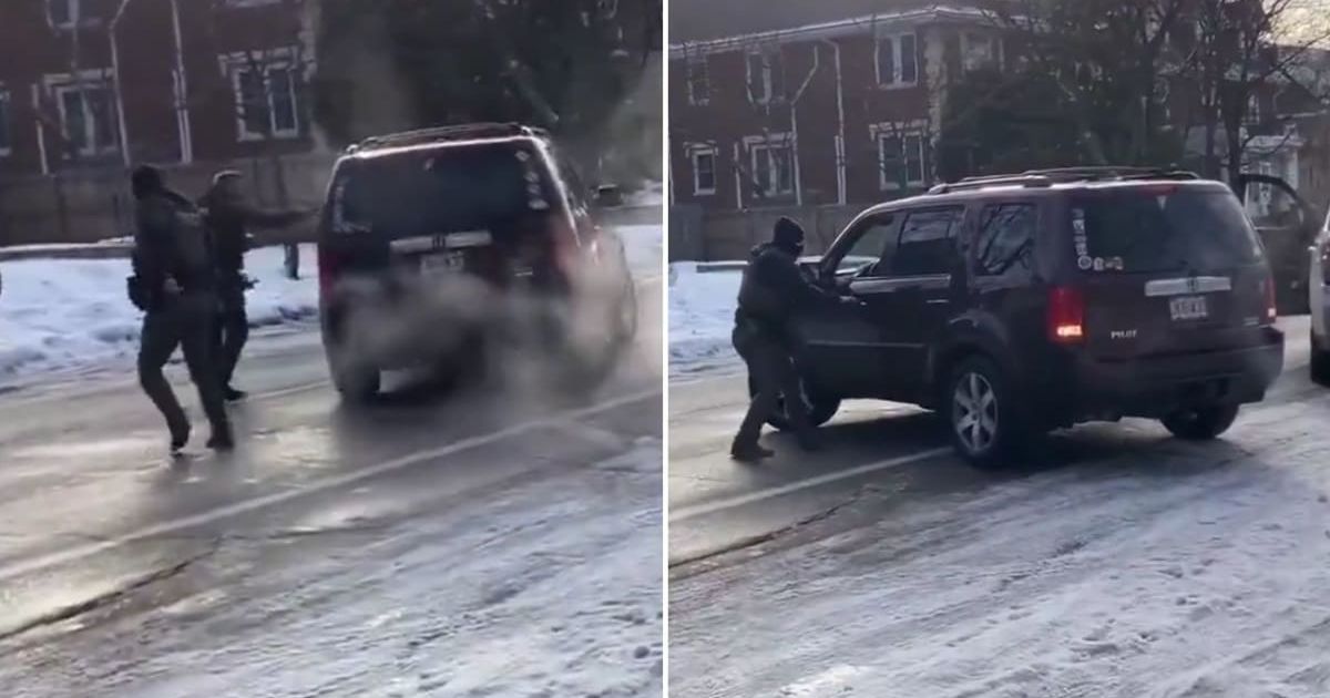 Eyewitness said the ICE shooting in Minneapolis, Minnesota, occurred in a span of only 60 seconds (@EricLDaugh/X)