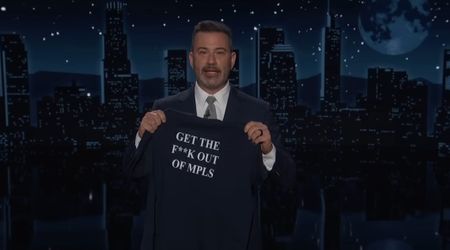 Jimmy Kimmel echoes Minneapolis Mayor Jacob Frey's message to ICE with a T-shirt