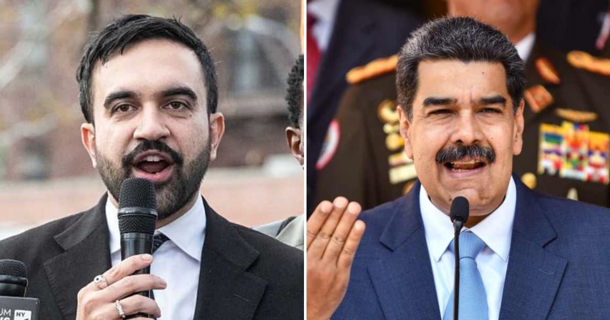 Donald Trump said he was surprised by Zohran Mamdani’s criticism of the Venezuela raid during a January interview (Getty Images)