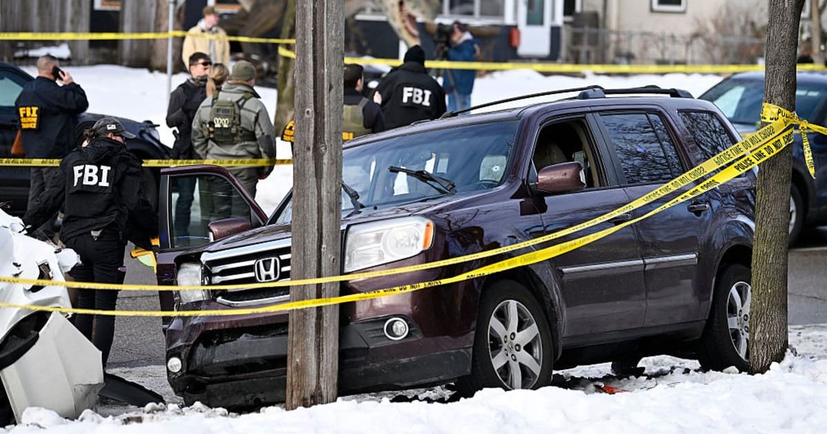 Stephen Maturen captured DHS officers responding to a car attack on ICE agents in Minneapolis (Stephen Maturen/Getty Images)