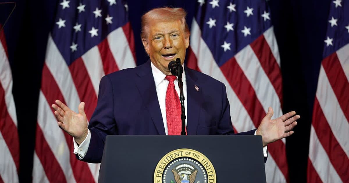 President Donald Trump said he had never used the popular medicines for diabetes or weight loss but added that he probably should (Alex Wong/Getty Images)