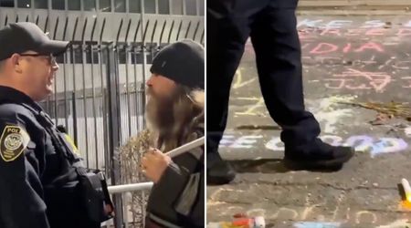 DHS officer caught on video kicking memorial candle for Renee Nicole Good after ICE shooting