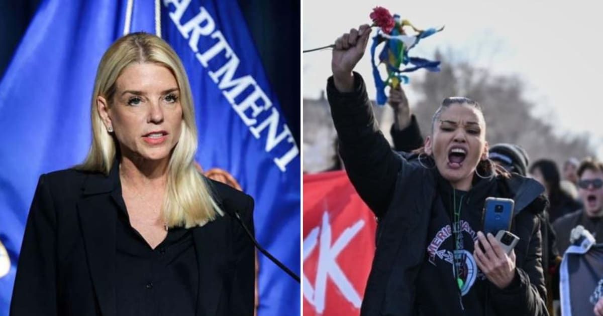 Pam Bondi cautions Minnesota protesters in the aftermath of Renee Nicole Good’s fatal shooting (Alex Wong/Getty Images, AP Photo/Tom Baker)