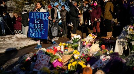 Mourners continue gathering at scene of Minneapolis ICE shooting as police enforce crowd control
