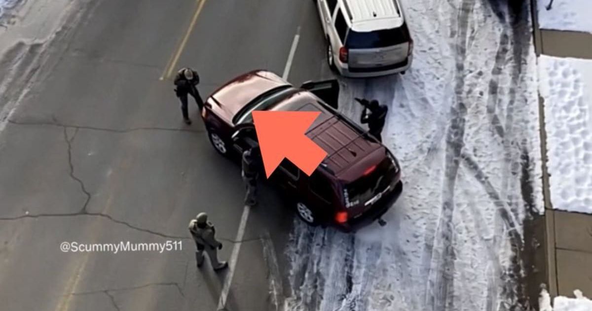 Posts claimed the image proved certain details about the positioning of ICE agents relative to Good’s SUV, fueling debate over whether force was justified (X/@ScummyMummy511)