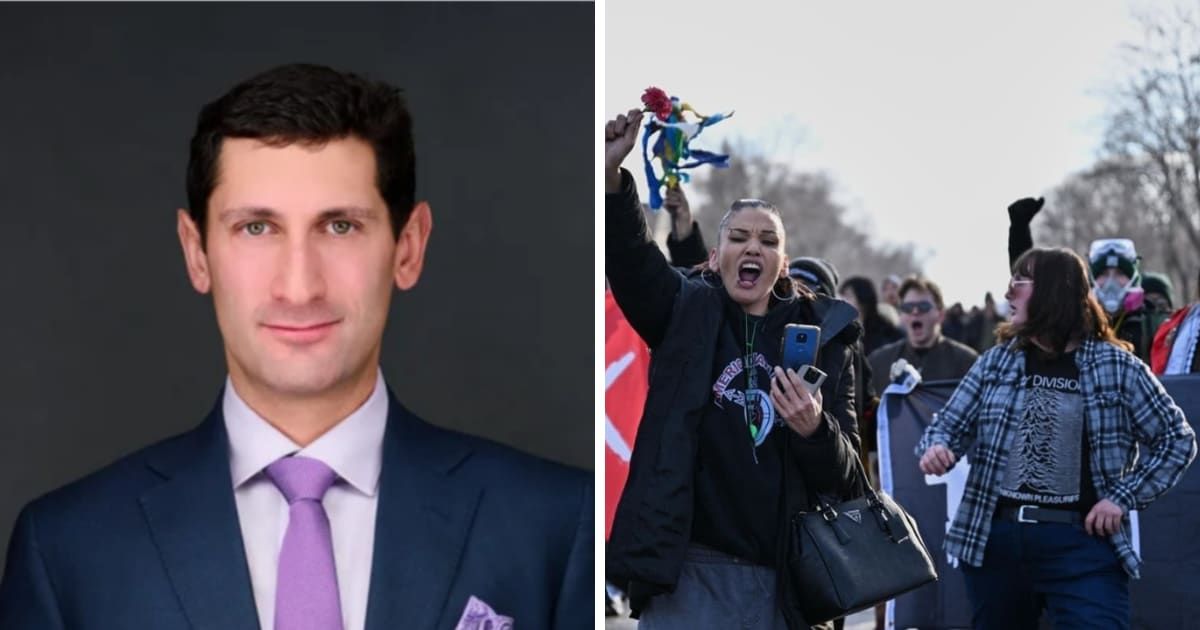 Adam Swart spoke about lawful protest standards amid anti-ICE demonstrations in Minneapolis after a fatal shooting (Screengrab/ crowdsondemand.com, AP Photos)