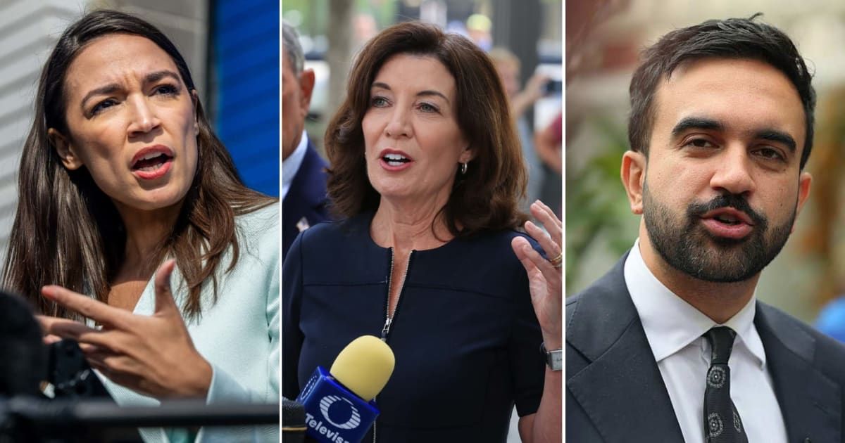'No place in New York': Hochul, AOC, and Mamdani condemn ‘we support Hamas’ chants at Queens protest
