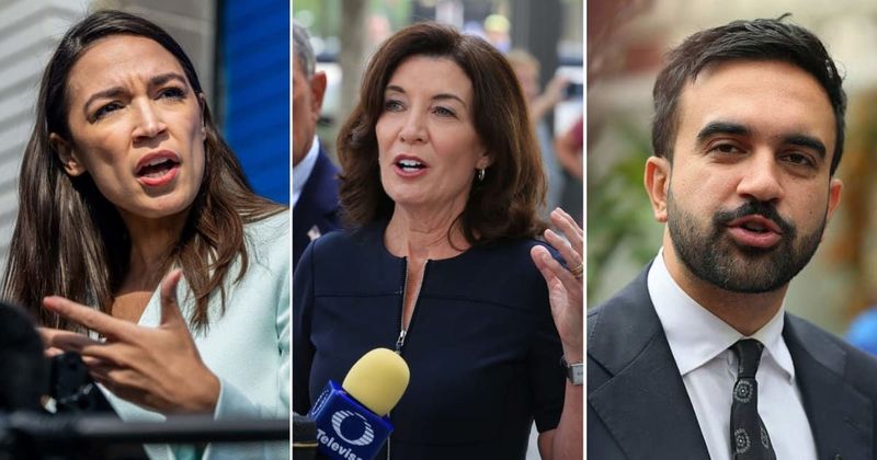 'No place in New York': Hochul, AOC, and Mamdani condemn ‘we support Hamas’ chants at Queens protest